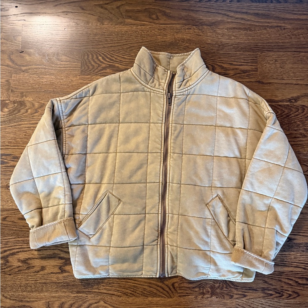 Neutral Quilted Jacket